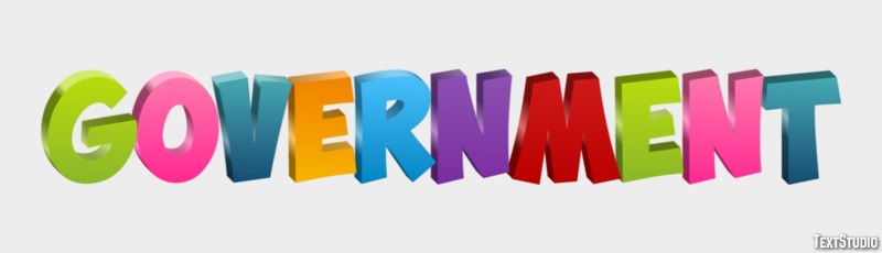 Government Text Effect