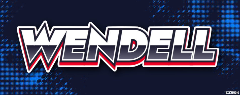 Wendell Text effect