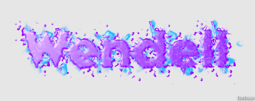 Wendell Text effect