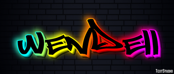 Wendell Text effect