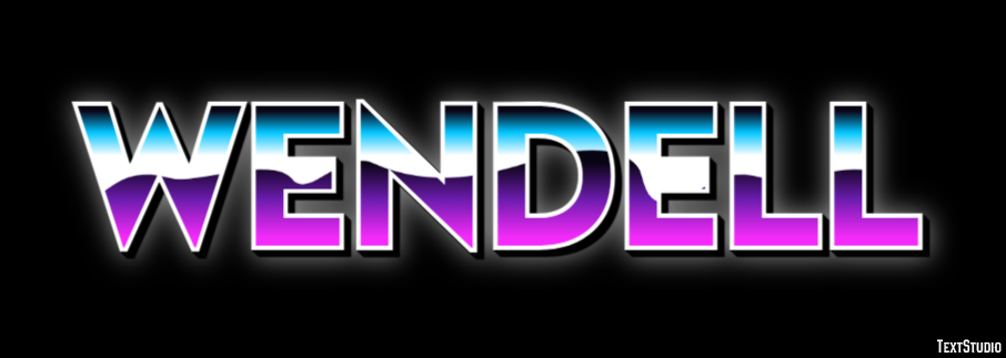 Wendell Text effect