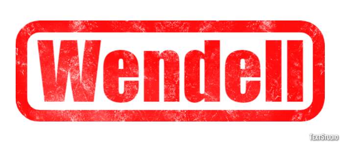 Wendell Text effect