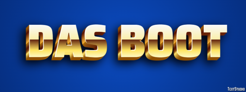 Das Boot Efeito de texto