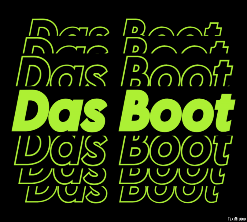 Das Boot Text Effect
