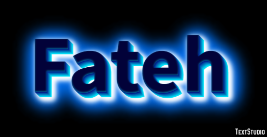 Fateh Text effect