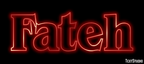 Fateh Text effect
