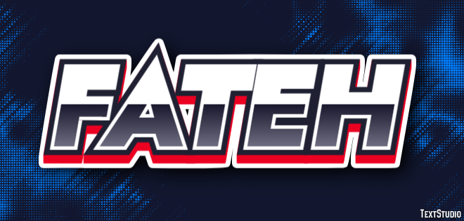 Fateh Text effect