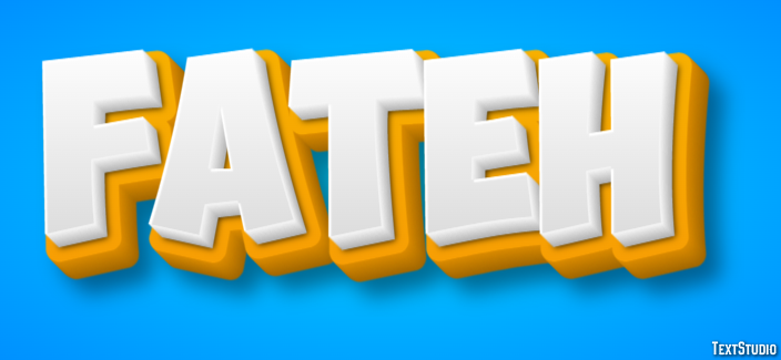 Fateh Text effect