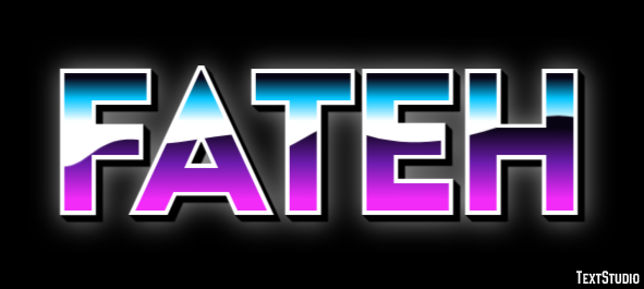 Fateh Text effect