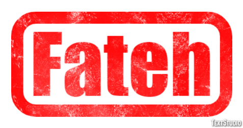 Fateh Text effect