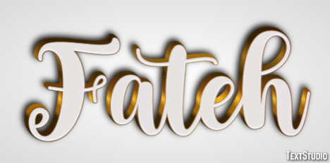 Fateh Text effect