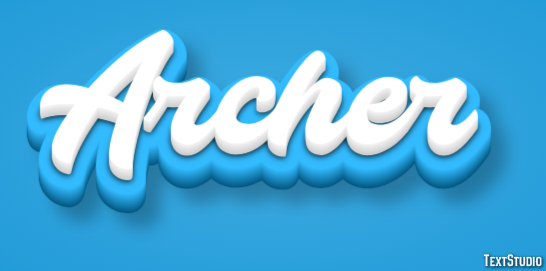 Archer Text Effect