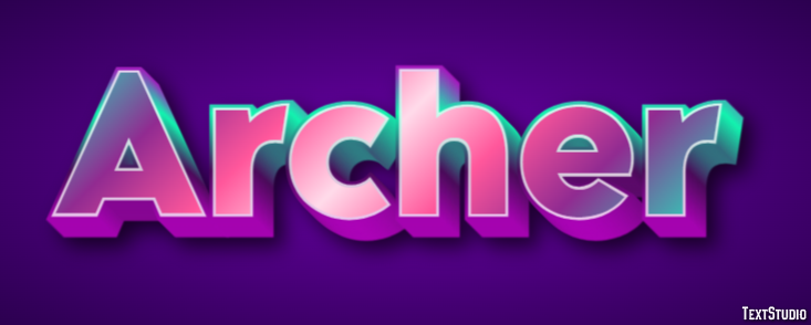 Archer Text Effect
