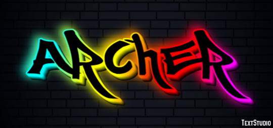 Archer Text Effect