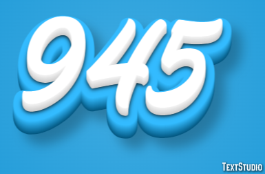 945 Text Effect