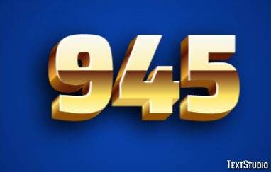 945 Text Effect