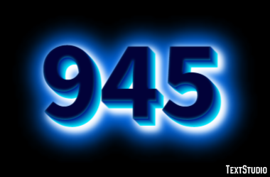 945 Text Effect