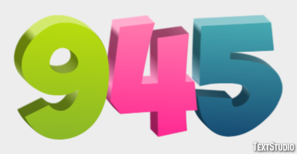 945 Text Effect