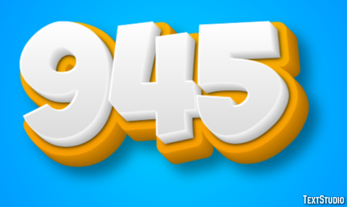 945 Text Effect
