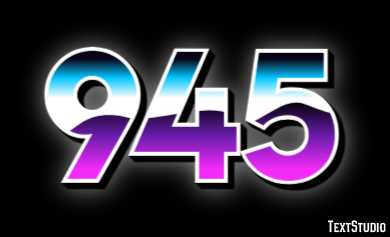 945 Text Effect