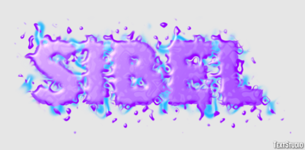 Sibel Efecto de Texto