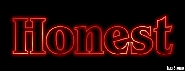 Honest Efeito de texto