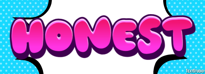 Honest テキスト効果