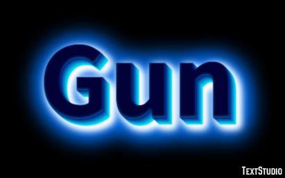 Gun Text Effect