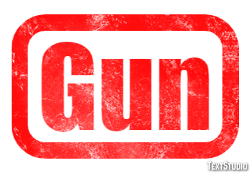 Gun Tekst Effect