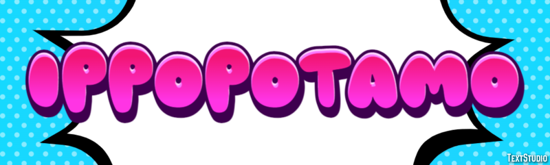 Ippopotamo Texteffekt