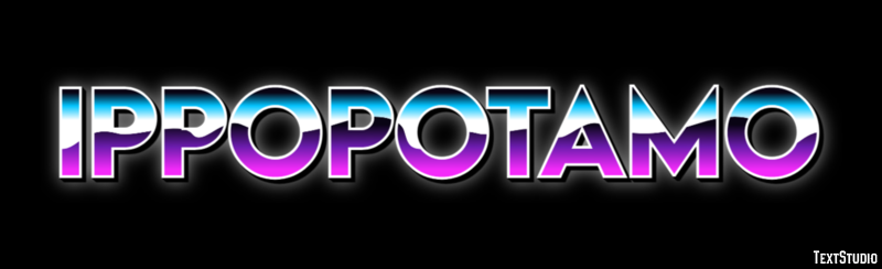 Ippopotamo Texteffekt