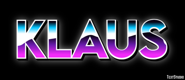 Klaus Text Effect