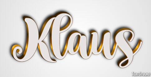 Klaus Text Effect