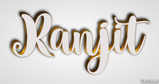 Ranjit Text Effect