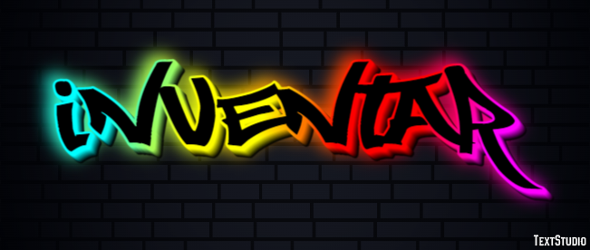 Inventar Efekt tekstowy