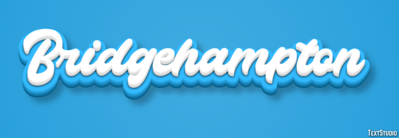 Bridgehampton Text Effect