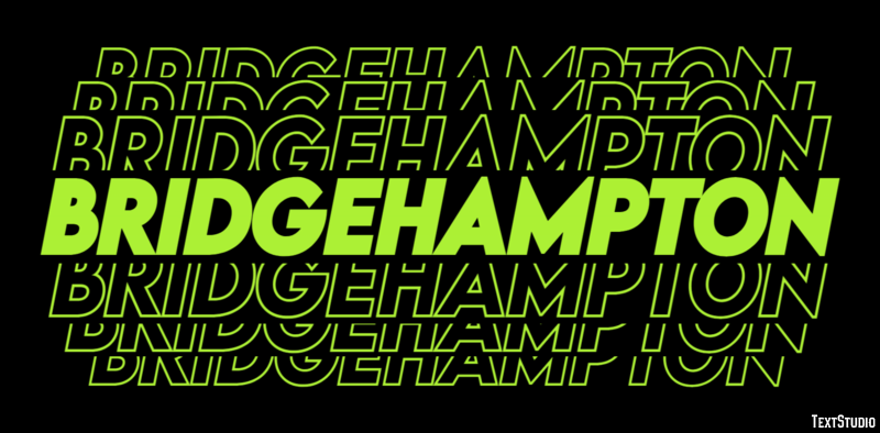 Bridgehampton Metin Efekti