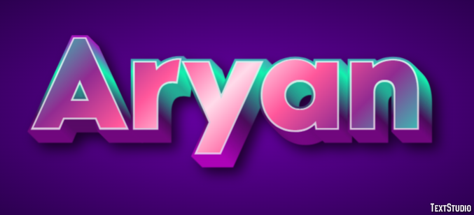 Aryan Texteffekt