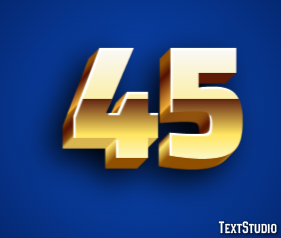45 Text Effect