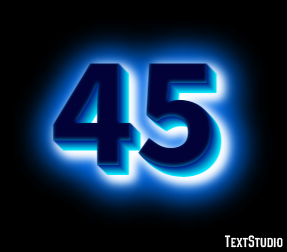 45 Texteffekt