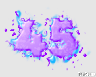 45 Texteffekt