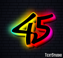 45 Text Effect