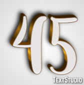 45 Text Effect