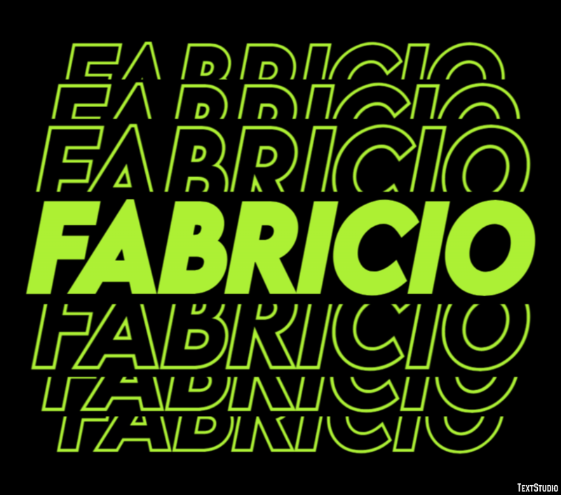 Fabricio Efecto de Texto