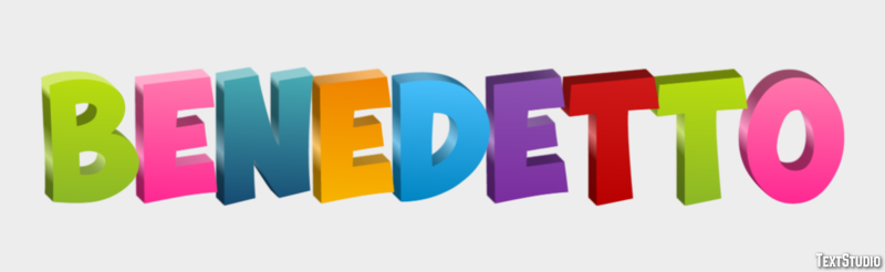 Benedetto Effetto testo