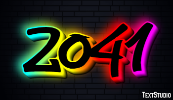 2041 テキスト効果