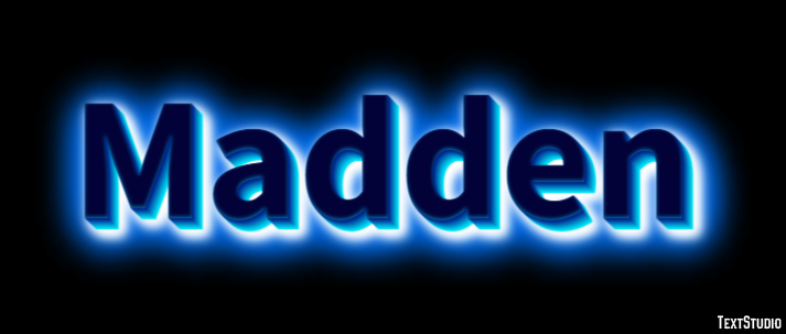 Madden Efecto de Texto