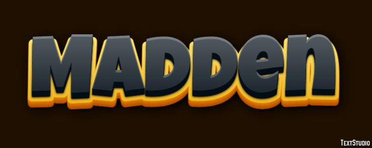 Madden Efecto de texto