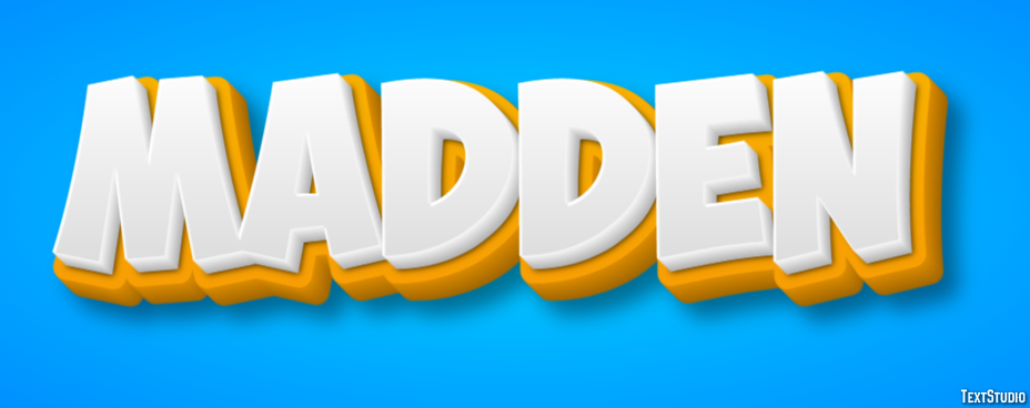 Madden Efecto de Texto
