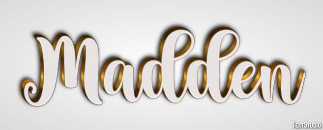 Madden Efecto de texto